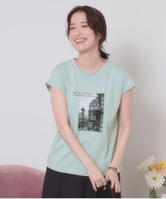 ITS'DEMO / イッツデモ Tシャツ | 【手洗い可】フォトフレンチTシャツ
