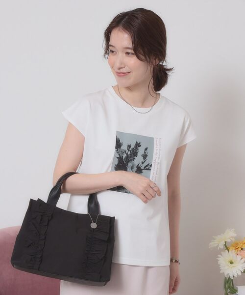 ITS'DEMO / イッツデモ Tシャツ | 【手洗い可】フォトフレンチTシャツ | 詳細1