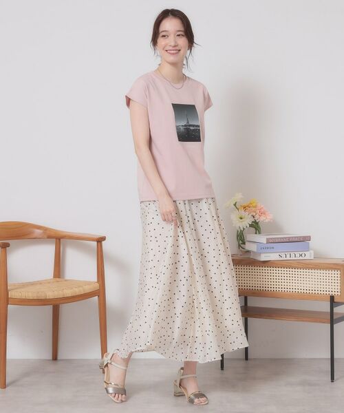 ITS'DEMO / イッツデモ Tシャツ | 【手洗い可】フォトフレンチTシャツ | 詳細11