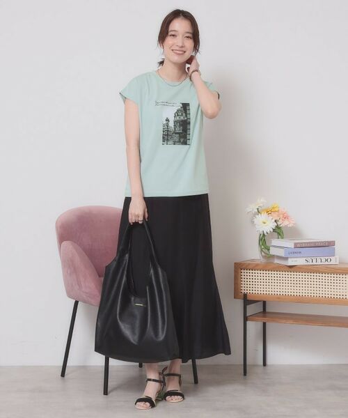 ITS'DEMO / イッツデモ Tシャツ | 【手洗い可】フォトフレンチTシャツ | 詳細15