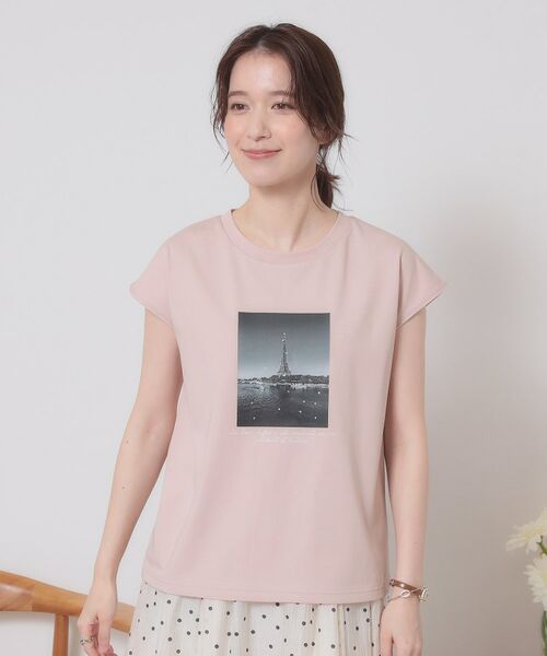 ITS'DEMO / イッツデモ Tシャツ | 【手洗い可】フォトフレンチTシャツ | 詳細17