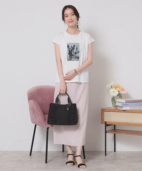 ITS'DEMO / イッツデモ Tシャツ | 【手洗い可】フォトフレンチTシャツ | 詳細2