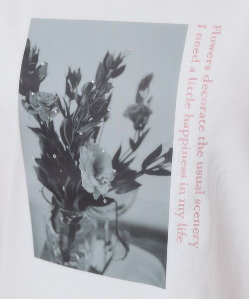 ITS'DEMO / イッツデモ Tシャツ | 【手洗い可】フォトフレンチTシャツ | 詳細4