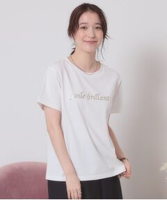ITS'DEMO / イッツデモ Tシャツ | 【手洗い可】箔ロゴプリントTシャツ