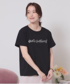 ITS'DEMO / イッツデモ Tシャツ | 【手洗い可】箔ロゴプリントTシャツ