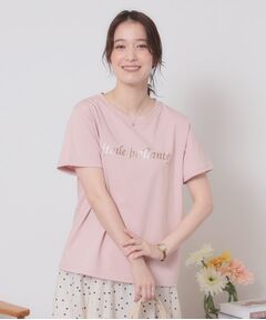 ITS'DEMO / イッツデモ Tシャツ | 【手洗い可】箔ロゴプリントTシャツ