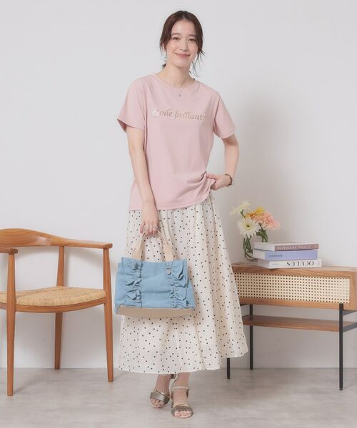 ITS'DEMO / イッツデモ Tシャツ | 【手洗い可】箔ロゴプリントTシャツ | 詳細11