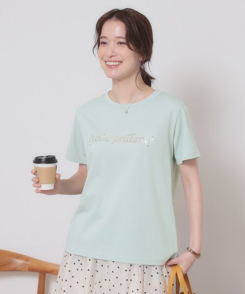 ITS'DEMO / イッツデモ Tシャツ | 【手洗い可】箔ロゴプリントTシャツ | 詳細13