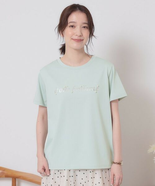 ITS'DEMO / イッツデモ Tシャツ | 【手洗い可】箔ロゴプリントTシャツ | 詳細17