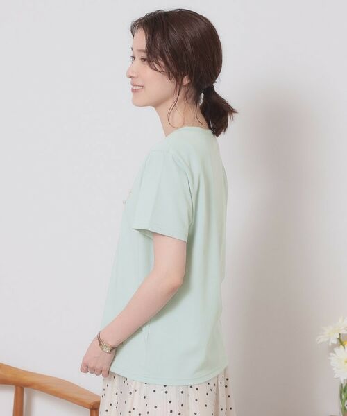 ITS'DEMO / イッツデモ Tシャツ | 【手洗い可】箔ロゴプリントTシャツ | 詳細18