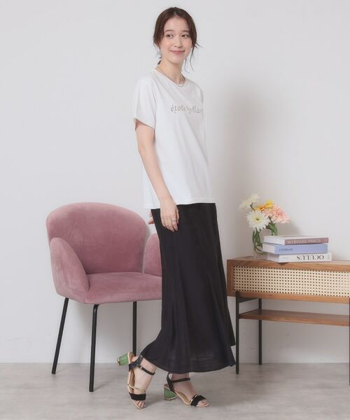 ITS'DEMO / イッツデモ Tシャツ | 【手洗い可】箔ロゴプリントTシャツ | 詳細3