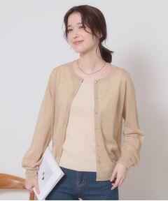 NOBLE ベージュ カーディガン/ボレロ　長袖 NOBLE｜ノーブルのカーディガン/ボレロ通販 - ZOZOTOWN