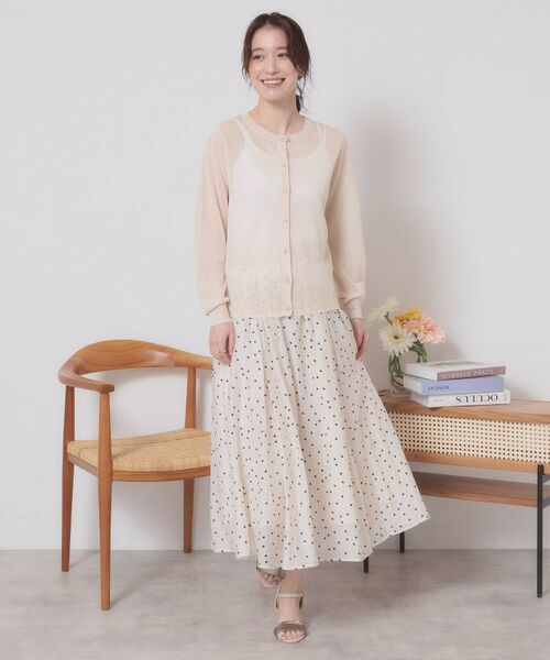 ITS'DEMO / イッツデモ カーディガン・ボレロ | 【定番人気／手洗い可／M・L展開】ラメクルーカーデ | 詳細14