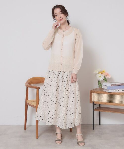 ITS'DEMO / イッツデモ カーディガン・ボレロ | 【定番人気／手洗い可／M・L展開】ラメクルーカーデ | 詳細15