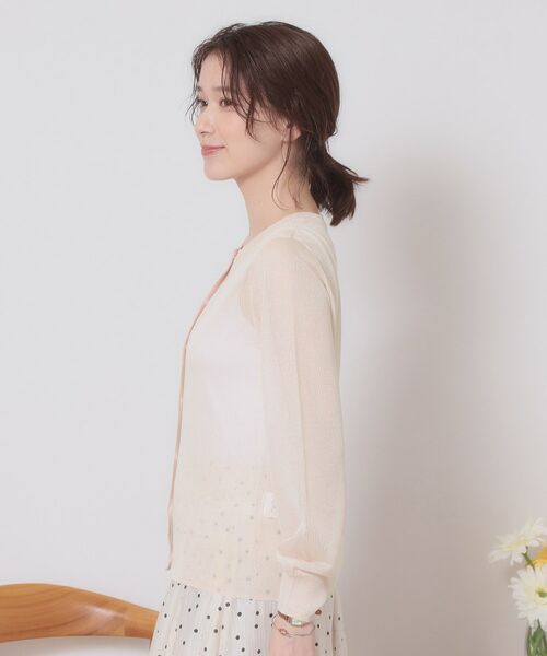 ITS'DEMO / イッツデモ カーディガン・ボレロ | 【定番人気／手洗い可／M・L展開】ラメクルーカーデ | 詳細18