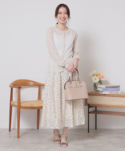 ITS'DEMO / イッツデモ カーディガン・ボレロ | 【定番人気／手洗い可／M・L展開】ラメクルーカーデ | 詳細2