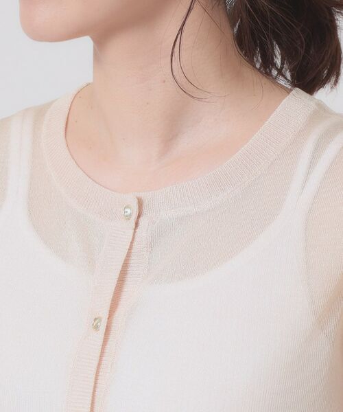 ITS'DEMO / イッツデモ カーディガン・ボレロ | 【定番人気／手洗い可／M・L展開】ラメクルーカーデ | 詳細20