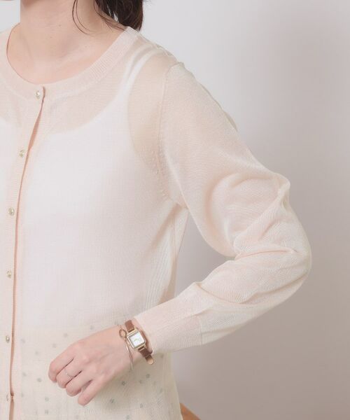 ITS'DEMO / イッツデモ カーディガン・ボレロ | 【定番人気／手洗い可／M・L展開】ラメクルーカーデ | 詳細21
