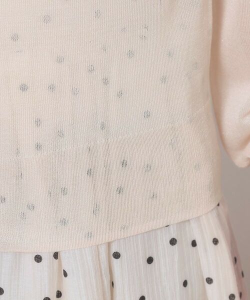 ITS'DEMO / イッツデモ カーディガン・ボレロ | 【定番人気／手洗い可／M・L展開】ラメクルーカーデ | 詳細22