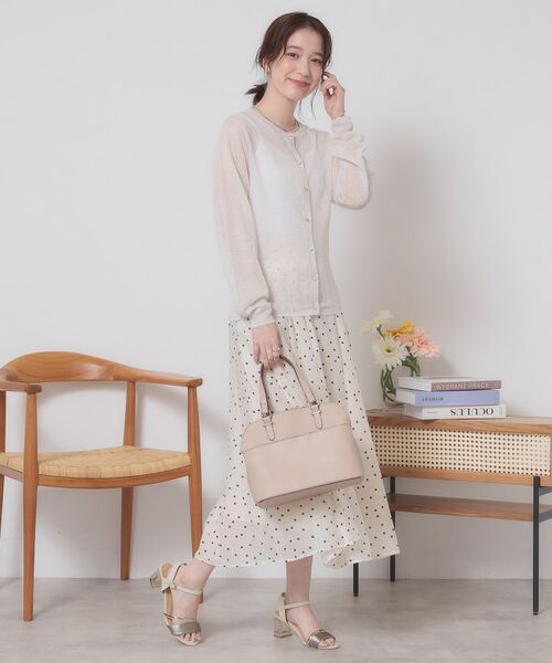 ITS'DEMO / イッツデモ カーディガン・ボレロ | 【定番人気／手洗い可／M・L展開】ラメクルーカーデ | 詳細3