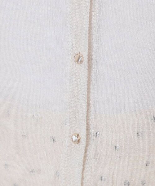 ITS'DEMO / イッツデモ カーディガン・ボレロ | 【定番人気／手洗い可／M・L展開】ラメクルーカーデ | 詳細4