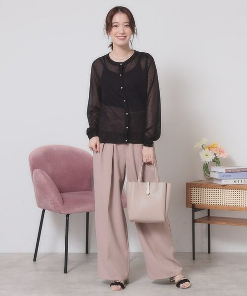 ITS'DEMO / イッツデモ カーディガン・ボレロ | 【定番人気／手洗い可／M・L展開】ラメクルーカーデ | 詳細6