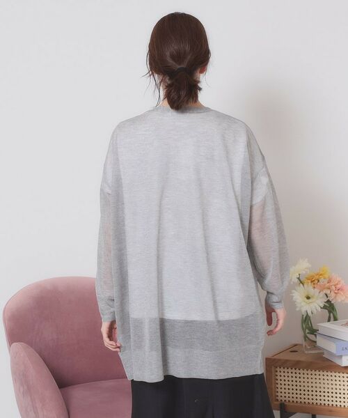 ITS'DEMO / イッツデモ カーディガン・ボレロ | 【定番人気／手洗い可】ラメ着流しカーデ | 詳細19