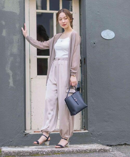 ITS'DEMO / イッツデモ カーディガン・ボレロ | 【定番人気／手洗い可】ラメ着流しカーデ | 詳細25