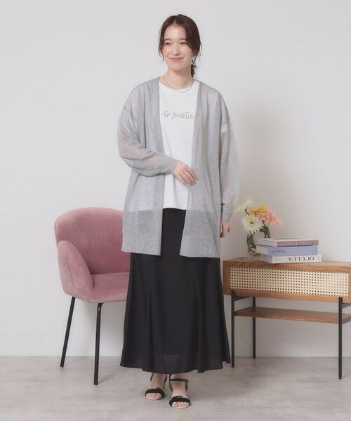 ITS'DEMO / イッツデモ カーディガン・ボレロ | 【定番人気／手洗い可】ラメ着流しカーデ | 詳細6