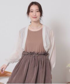 ITS'DEMO / イッツデモ カーディガン・ボレロ | 【定番人気／手洗い可】ラメボレロ