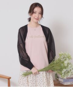 ITS'DEMO / イッツデモ カーディガン・ボレロ | 【定番人気／手洗い可】ラメボレロ