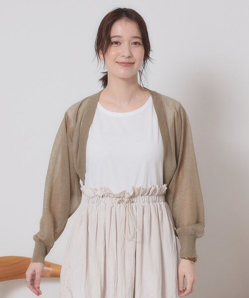 ITS'DEMO / イッツデモ カーディガン・ボレロ | 【定番人気／手洗い可】ラメボレロ | 詳細17