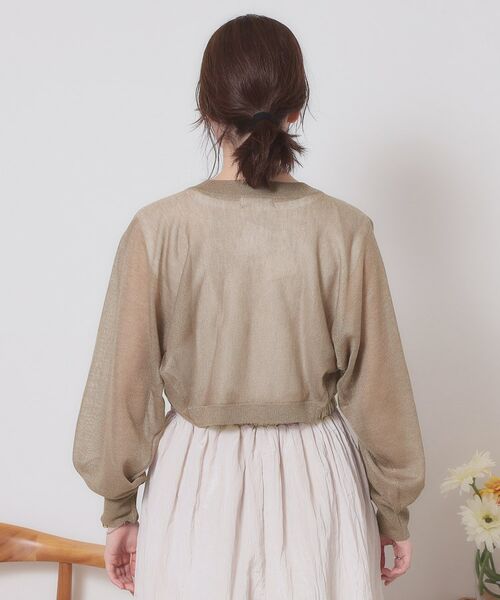 ITS'DEMO / イッツデモ カーディガン・ボレロ | 【定番人気／手洗い可】ラメボレロ | 詳細19