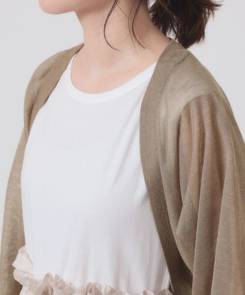 ITS'DEMO / イッツデモ カーディガン・ボレロ | 【定番人気／手洗い可】ラメボレロ | 詳細20