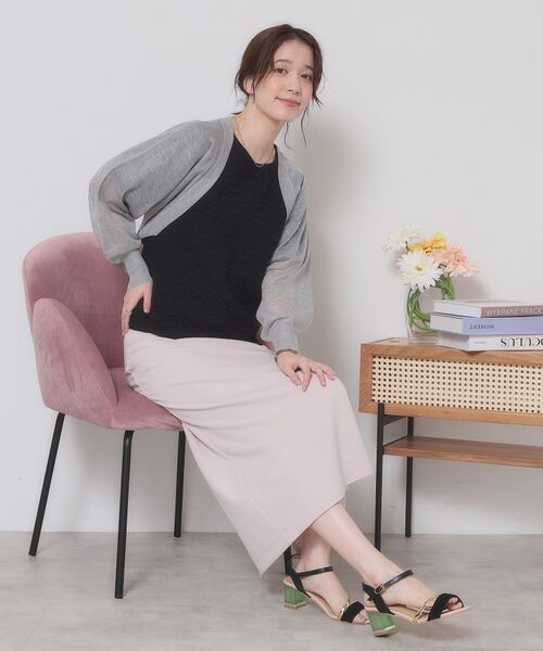 ITS'DEMO / イッツデモ カーディガン・ボレロ | 【定番人気／手洗い可】ラメボレロ | 詳細7