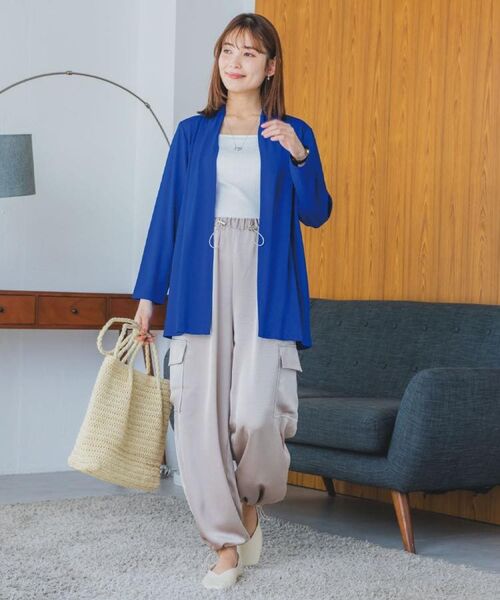 ITS'DEMO / イッツデモ カーディガン・ボレロ | 【UVカット／手洗い可】 着流しカーディガン | 詳細1