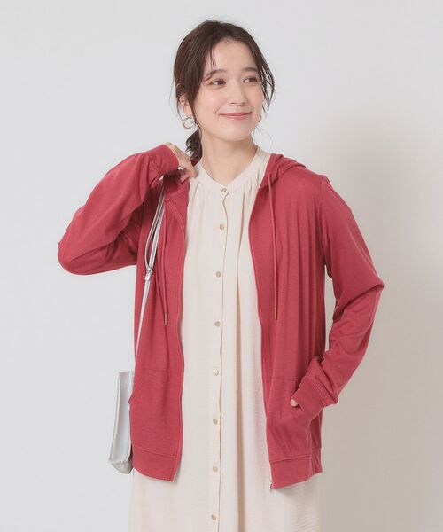 新品未使用♡カットワークパフ袖パーカー 定番人気／手洗い可／M・L展開】UVカットパーカ （パーカー