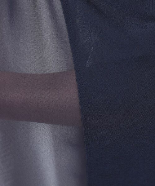 ITS'DEMO / イッツデモ カーディガン・ボレロ | 【手洗い可】異素材切替着流しカーディガン | 詳細16
