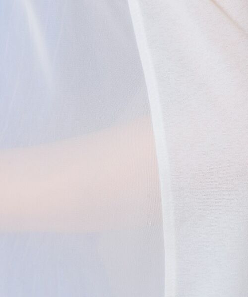 ITS'DEMO / イッツデモ カーディガン・ボレロ | 【手洗い可】異素材切替着流しカーディガン | 詳細4