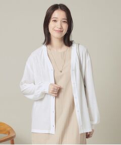 ITS'DEMO / イッツデモ カーディガン・ボレロ | 【UVカット／手洗い可】Vネックカーディガン