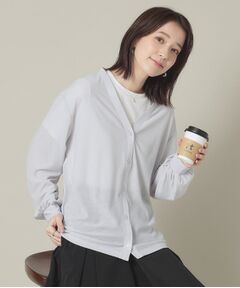 ITS'DEMO / イッツデモ カーディガン・ボレロ | 【UVカット／手洗い可】Vネックカーディガン