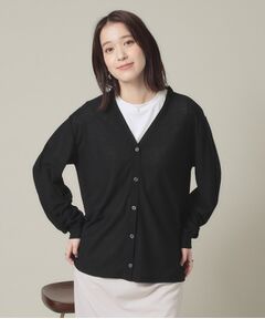 ITS'DEMO / イッツデモ カーディガン・ボレロ | 【UVカット／手洗い可】Vネックカーディガン
