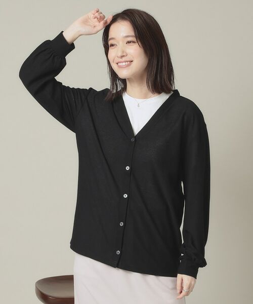 ITS'DEMO / イッツデモ カーディガン・ボレロ | 【UVカット／手洗い可】Vネックカーディガン | 詳細12
