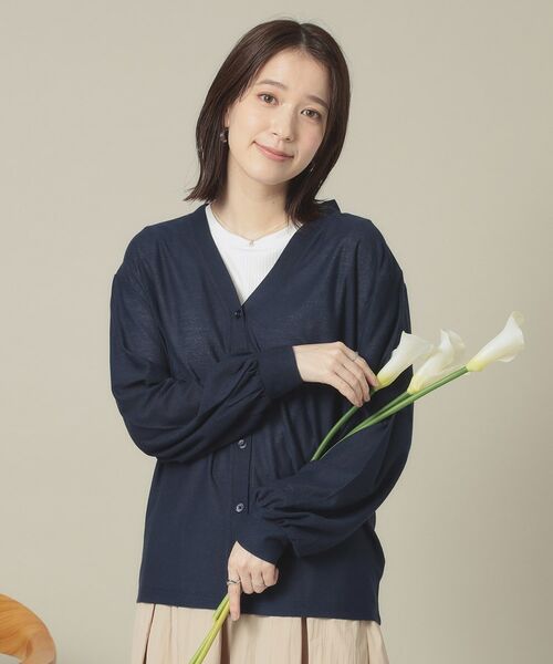 ITS'DEMO / イッツデモ カーディガン・ボレロ | 【UVカット／手洗い可】Vネックカーディガン | 詳細20
