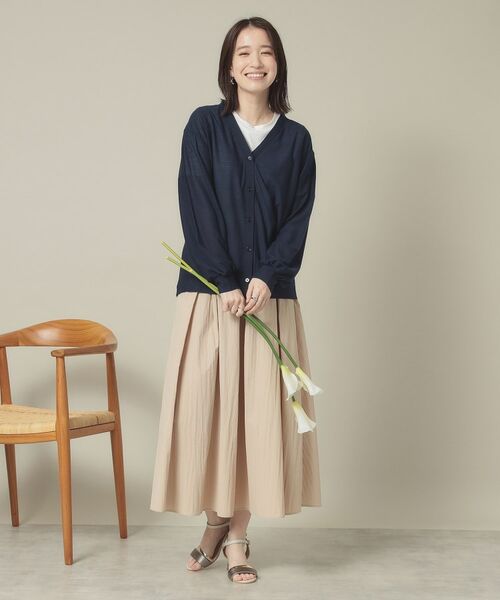 ITS'DEMO / イッツデモ カーディガン・ボレロ | 【UVカット／手洗い可】Vネックカーディガン | 詳細22