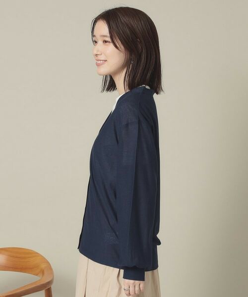 ITS'DEMO / イッツデモ カーディガン・ボレロ | 【UVカット／手洗い可】Vネックカーディガン | 詳細25