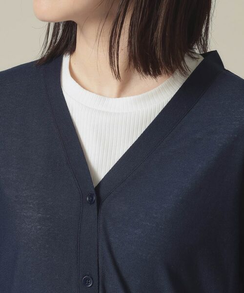 ITS'DEMO / イッツデモ カーディガン・ボレロ | 【UVカット／手洗い可】Vネックカーディガン | 詳細27