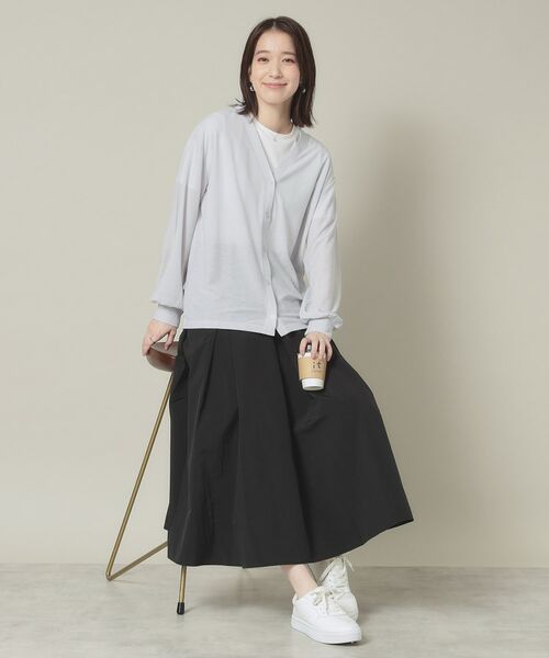 ITS'DEMO / イッツデモ カーディガン・ボレロ | 【UVカット／手洗い可】Vネックカーディガン | 詳細9