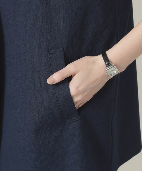 ITS'DEMO / イッツデモ ベスト | 【手洗い可】麻調メッシュジレ | 詳細14