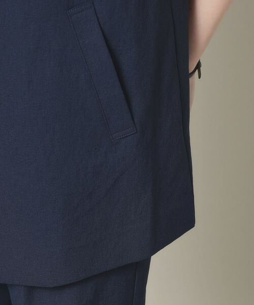 ITS'DEMO / イッツデモ ベスト | 【手洗い可】麻調メッシュジレ | 詳細15